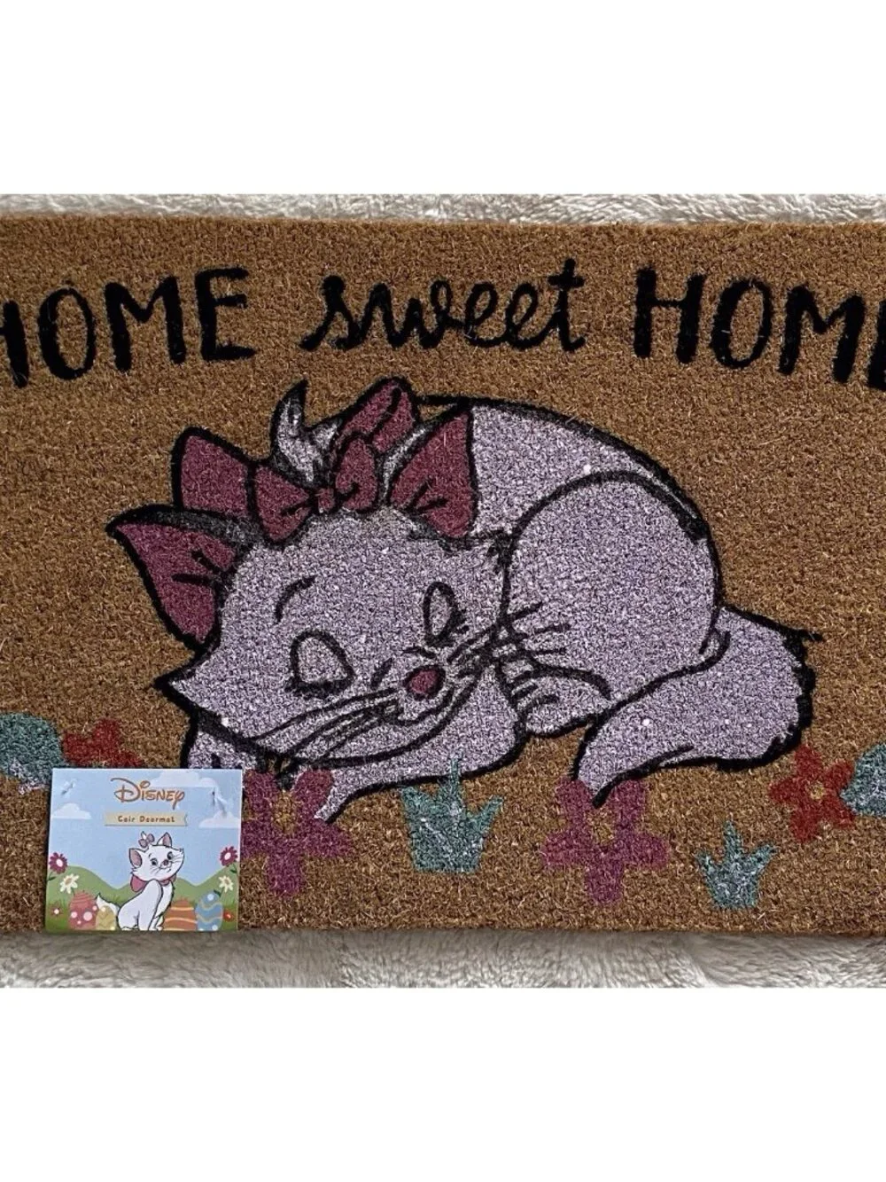 Disney The Aristocats Marie Home‎ Sweet Home Coir Welcome Door Mat 18” X 28” NEW